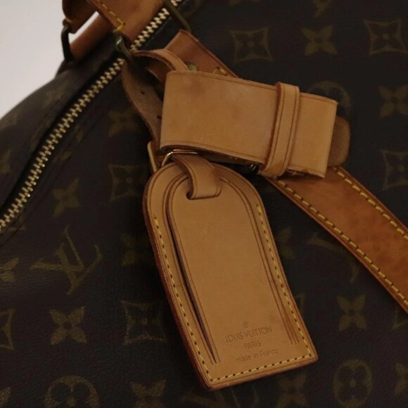 LOUIS VUITTON Monogram Keepall 55 Boston Bag M41424 LV Auth 142205 - Picture 10 of 16